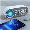 Speaker Wireless Bluetooth Con Sveglia Portatile Audio Cassa Subwoofer Radio FM