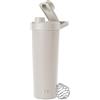 Simple Modern Borraccia Shaker in Acciaio Inossidabile con Pallina | Bicchiere Isolato in Metallo per Mix di Proteine, Frullati e Pre-Workout | Rally | 710ml | Almond Birch