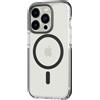 tech21 - Evo Crystal MagSafe iPhone 14 Pro Cover - Clear/Graphite Black