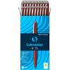 ‎Schneider Schneider K 15 Mechanical Ballpoint Pen Type M Indelible Ink Pack of 20 Red red