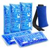 Boston Tech - Borsa gel caldo e freddo riutilizzabile con fascia di compressione