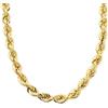 SR Collana Corda Oro 18K 750 MLS. 60 Cm. 27,50 Grammi. 7,7 Mm Di Spessore