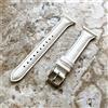 NICKSTON Cinturino In Pelle Slim Bianco Per Garmin First Avenger E Vivoactive 4-B22