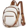 Miss Lulu Zaino Donna 3 in 1 in Pelle PU con Tasca Antifurto | Convertibile in zaino, borsa a mano o tracolla, 9,84 L, leggero 0,7 kg, per tablet, documenti A4, lavoro e viaggio