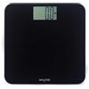 Salter Bilancia pesapersone digitale 180 kg con display LCD | Incrementi di 0,1 kg, piattaforma in vetro 6 mm, superficie 31 x 31 cm, finitura nera, display digitale, per il bagno