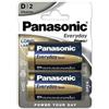 Panasonic 2x Panasonic EVERYDAY POWER LR20/D Batteria Monouso