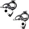 HQRP 2x HQRP Microfono Headset Earpiece per Motorola CP100 CP125 CP150 CP200 CP250