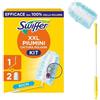 Swiffer Duster, Starter Kit Manico XXL + 2 Piumini Catturapolvere | Cattura 3 Volte Più Polvere e Peli/Capelli Rispetto alla Scopa Tradizionale, Migliaia di Fibre, Raggiunge Punti Difficili