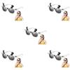 5 PCS Ochiali Mucca Oggetti Di Scena Per Foto Eyewear Divertente