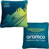 Character World Cuscino quadrato F1 con licenza ufficiale Aston Martin, cuscino super morbido | Verde, design reversibile con ali | Perfetto per l'arredamento della camera da letto o del soggiorno | 40 x 40 cm