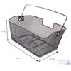 Andrighetti CESTINO PER BICI IN METALLO MOD POSTERIORE cm 40x31 H19