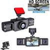 Dashcam 1080P 4 con per vista frontale 360 e display integrato da 2 pollici