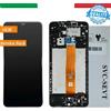 LCD SCHERMO DISPLAY SERVICE PACK CON FRAME SAMSUNG GALAXY A12 A127 A127F