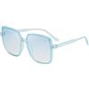 da per sole uomo quadrati UV400 14,7x6,1x6 cm montatura sfumata leggeri