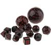 15Pc Multi Side Dadi Poliedrici D100 D60 D30 D24 D20 D16 D12 D10 D8 D7 D5 D4