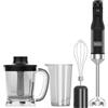 Black+Decker - Frullatore a immersione da 1500 W, acciaio inox, velocità variabile