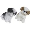 2 Pcs Piccole Statuette Di Cani Figura Cane Ornamento Del Cucciolo