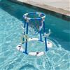 Gioco Basket Piscina Bambini Portatile Canestro Gonfiabile da Piscina