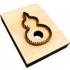 Fustella a Forma di Zucca Resistente All'usura Fustella con Base in Legno