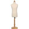 Busto Maschile Anelli Guida Busto Imbottito Supporto Metallico per Cucito