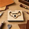 Fustella con Base in Legno Durevole per Artigiani Amatoriali