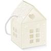 PuntoCasaStore 20 casette scatole bomboniere cartone pieghevole harmony bianco c/ cordino 10x10