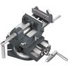 FERVI Morsa a croce con base girevole FERVI 0188/125G - 125 x 40 mm