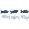 RAYHER HOBBY Rayher 56426000 - Muta in legno per pesci, 3,5 cm, 2 colori, colore: Blu