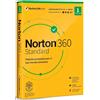 Norton 360 standard LifeLock antivirus Box abbonamento licenza 1 anno cloud Vpn