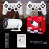 Generico Console Retro Portatile Proiettore HD 4K 36000 Giochi 2 Controller Wireless WiFi