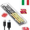 Case ssd M.2 nvme ssd usb case nvme,adattatore ssd m2 nvme usb lettore hard disk