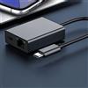 Adattatore Ethernet Micro USB 2 in 1 con porta di ricarica PD 3,8x5x1,5 cm Plug
