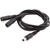 Alimentatore CC 5,5x2,1 Mm 1 Spina Maschio A 2 Adattatore Per Cavo Jack