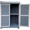 WilTec TTTavolo da giardino con base ad armadio 67x46,5x99,7cm grigio tavolo per fiori