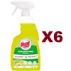 DUAL POWER 6 PZ DUAL POWER SGRASSATORE LIMONE ULTRA POTENTE SPRAY 750ML SENZA ALONI