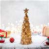 Figurina di albero di Natale in vetro Decorazione natalizia per caminetto