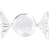 PuntoCasaStore 12 caramella tonda scatole bomboniere caramelle trasparenti plexiglass 9x4 cm pe