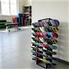 Espositore Verticale Per Skateboard, Scaffale Porta Skateboard A 8 Ripiani Per