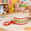 Tamburo a Percussione Manuale per Bambini, Giocattolo Educativo, in Legno E