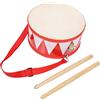 Tamburo a Percussione Manuale per Bambini, Giocattolo Educativo, in Legno E