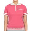 HORN GARMENT Women's Polo Short Sleeve Golf Shirt HCW 3A AB03 PINK 58680496 [U]