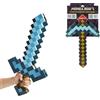 SPADA PICCONE DIAMANTE TRASFORMABILE GIOCATTOLO 2 IN 1 PER MINECRAFT