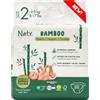Eco by Naty Naty Bamboo Pannolini in Viscosa di Bambù Taglia 2 (4-8 kg) 88 pezzi