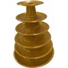 Espositore Macarons Elegante Supporto Dolci Multilivello Riutilizzabile