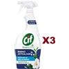 CIF 3 PZ CIF BAGNO ANTICALCARE SPRAY PROFUMO DI GELSOMINO 650ML GREENACTIVE