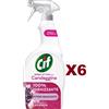 CIF 6 PZ CIF SPRAY ATTIVO CON CANDEGGINA 100% IGIENIZZANTE SBIANCANTE LAVANDA 650ML