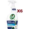 CIF 6 PZ CIF BAGNO ANTICALCARE SPRAY PROFUMO DI GELSOMINO 650ML GREENACTIVE