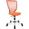 Topstar 71487S14 Titanium Junior Sedia Girevole per Bambini, Schienale Mesh Arancia