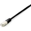 Equip Patch Cable Cat6A Pack of 10 S/FTP 2 x RJ45 0.25 m LSZH Black