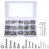 QIMEI-SHOP Bulloni e Dadi M2 M3 M4 Viti in Acciaio Inox Bulloni a Testa E